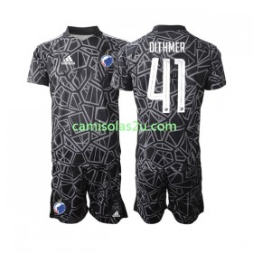 Camisolas de futebol FC Copenhagen Andreas Dithmer 41 Guarda Redes Criança Equipamento Principal 2022/23 Manga Curta